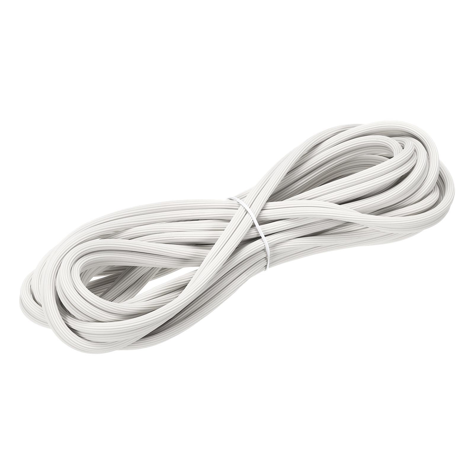 Screen Spline, 10M/32.81Ft Silicone Window Sealing Strip, 6mm OD White gallery