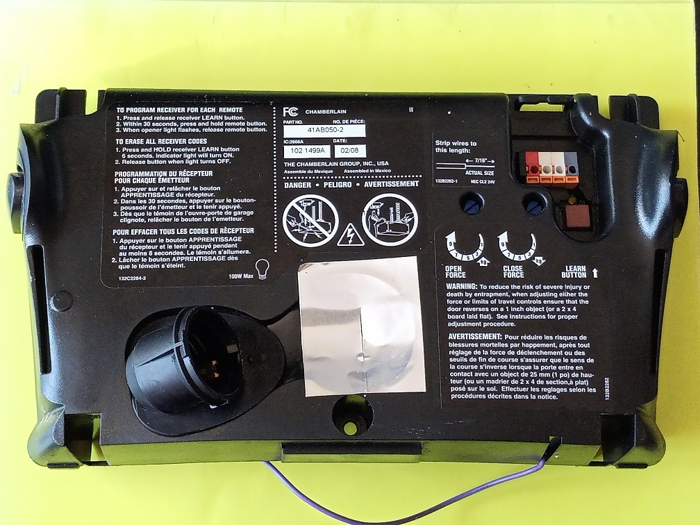 Chamberlain LiftMaster Logic Board 41AB050-2 gallery
