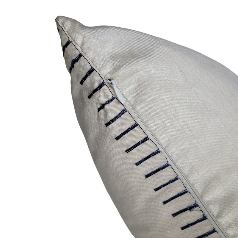 Cynthia Rowley Duck Down Feathers Throw Pillow 12x20 HOME Embroidered Sequins gallery