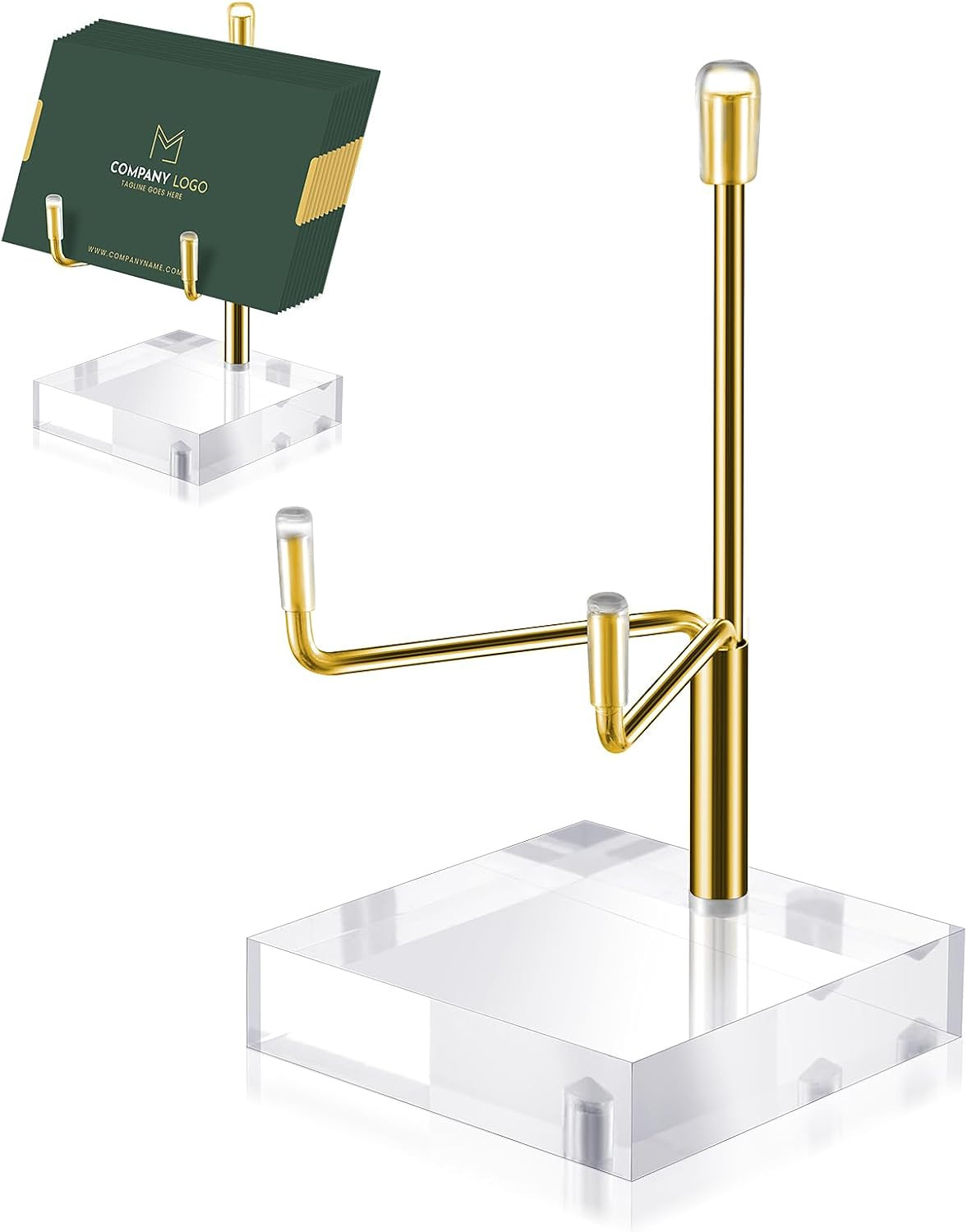 Sibba Adjustable Metal Arms Display Stand Photo Stand Easel Acrylic Base Small H gallery