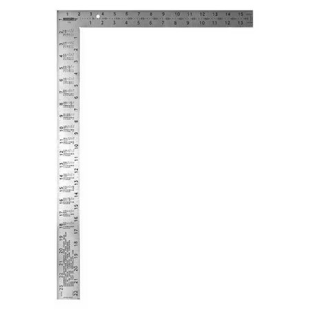 Johnson Level & Tool Cs9 Framing Square, 24 X2 In, 1/8 To 1/16 Grad gallery