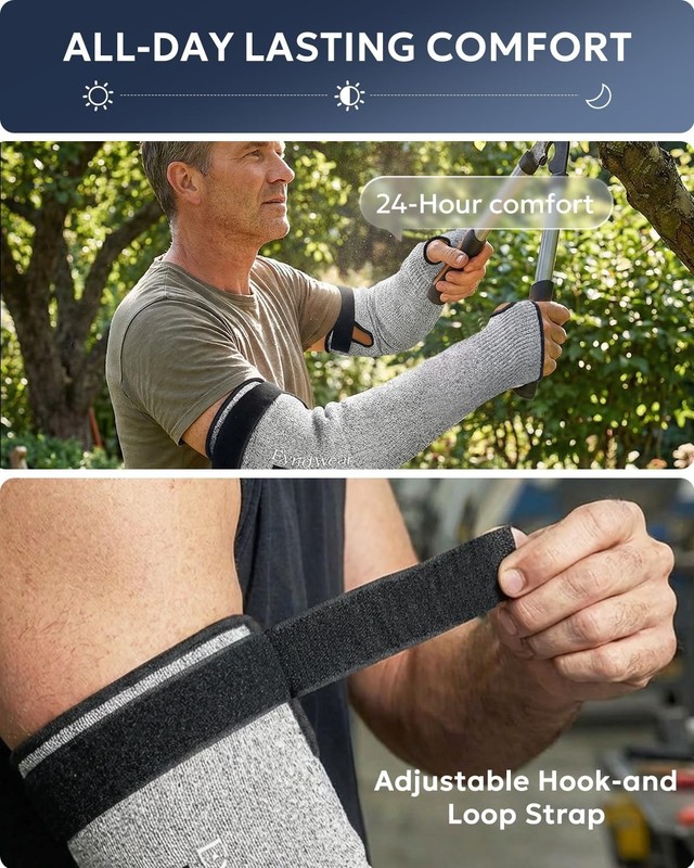EvridWear Cut Resistant Protective Sleeves Gardening Sleeves Arm Protectors gallery