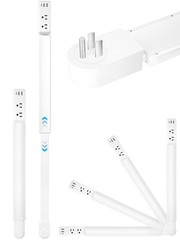 Eletrical Outlet Extender Stick 22″-34″ Vertical Power Socket Expander with 2 AC