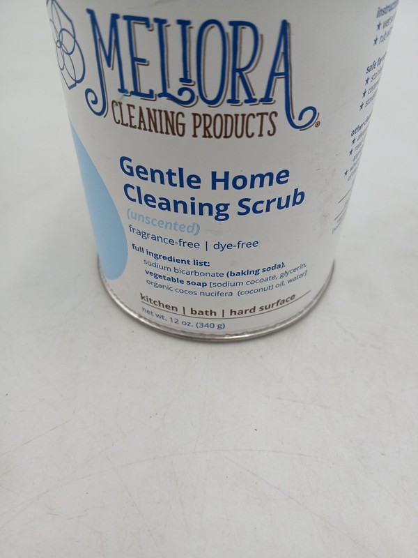 Meliora Cleaning Products Gentle Home Scrub 12oz Fragrance Free Plant Based gallery