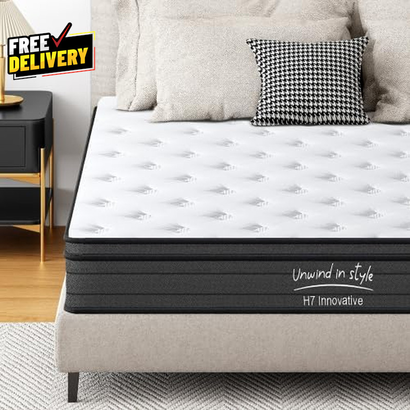 12 Inch Queen Memory Foam Hybrid Mattress Pocket Spring Medium Firm RV gallery
