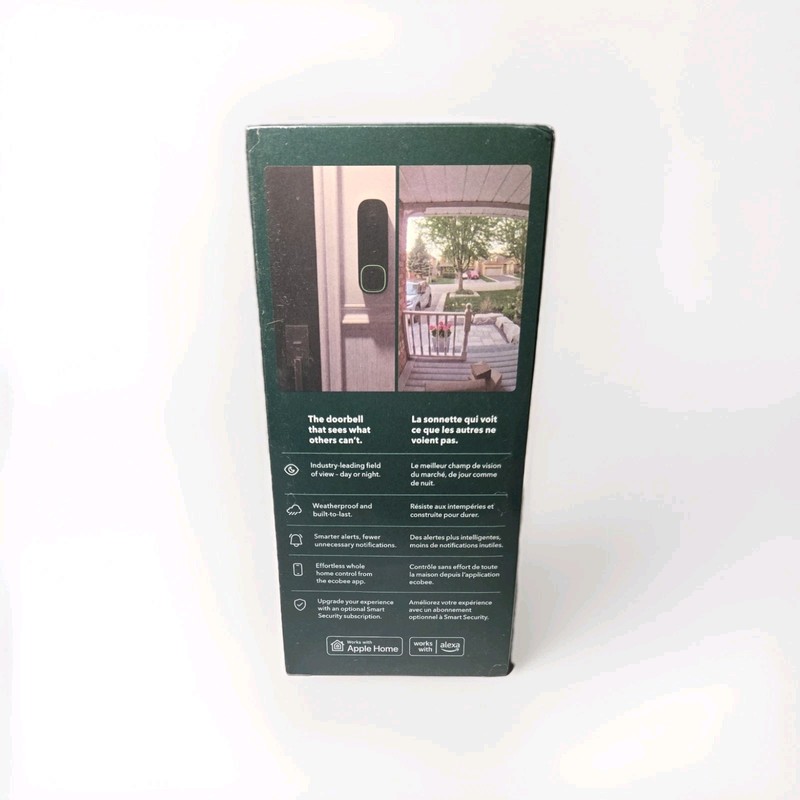 Ecobee Smart Wired Doorbell Camera EB-CAMSDB-01 Wired SEALED gallery