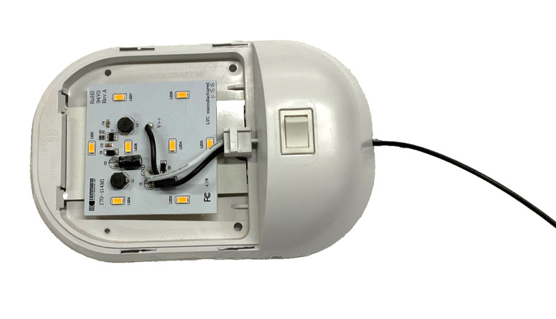 Command Electronics RV Camper Marine LED Dome Lights W/ Rocker Switch # 001-901 gallery