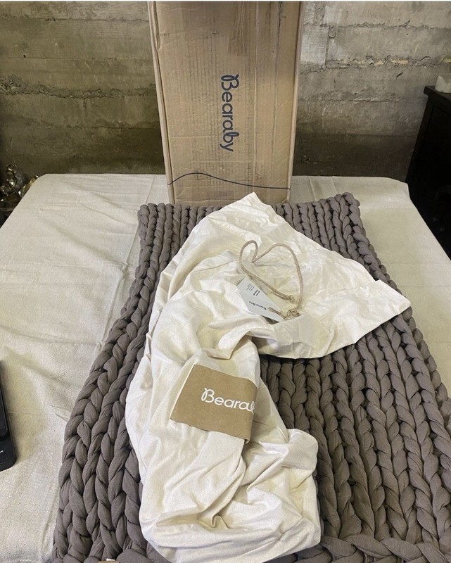 Bearaby Tencil Cooling Tree Napper Throw 20 Lb Retail $349 Cocoa Brown gallery