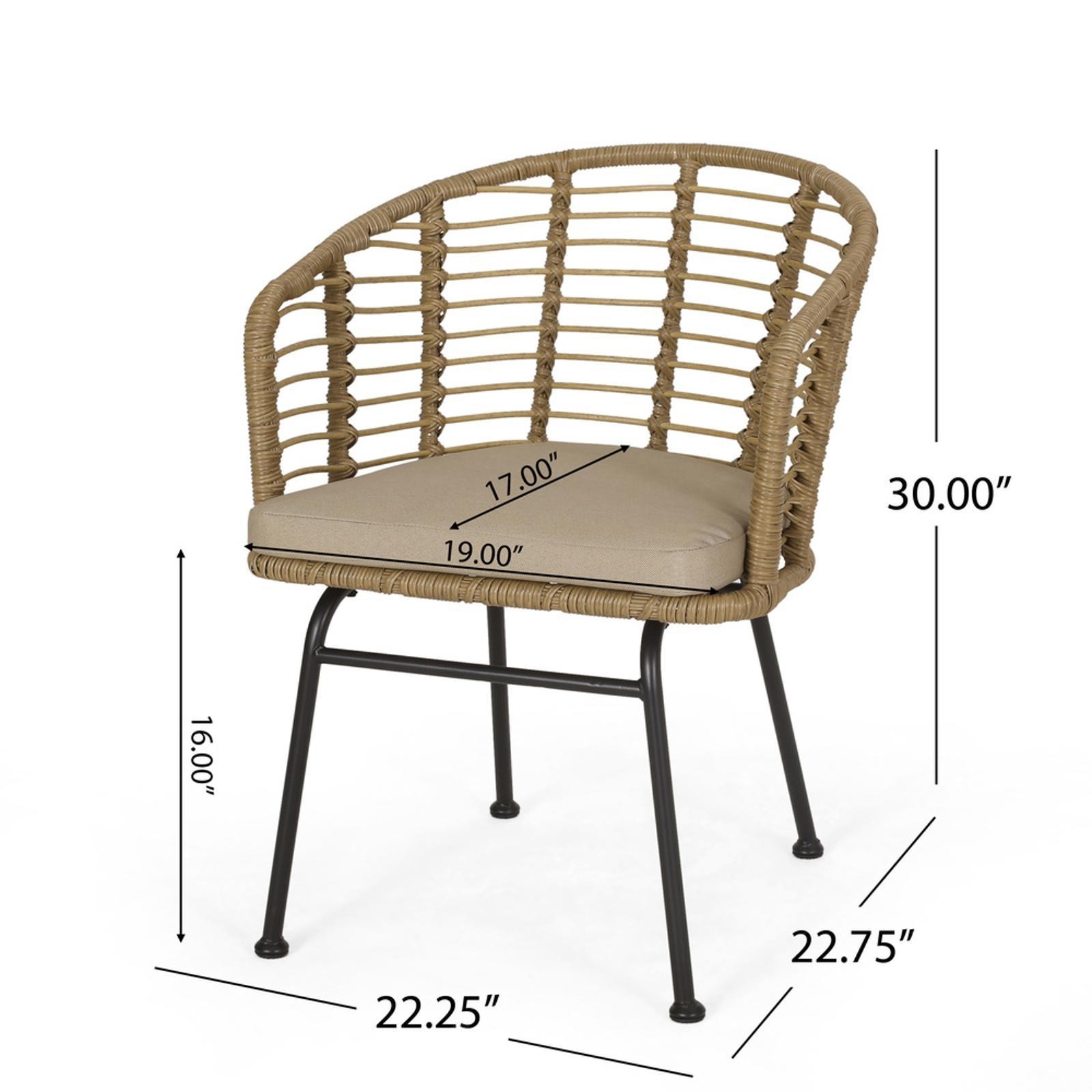 CHAIR - Minimalist Outdoor Seating with Poly Rattan Frame, Weather-Resistant gallery