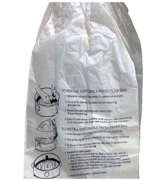 Modern Day Central Vacuum Bags 12 gallon (6 Bags) OPEN STOCK gallery
