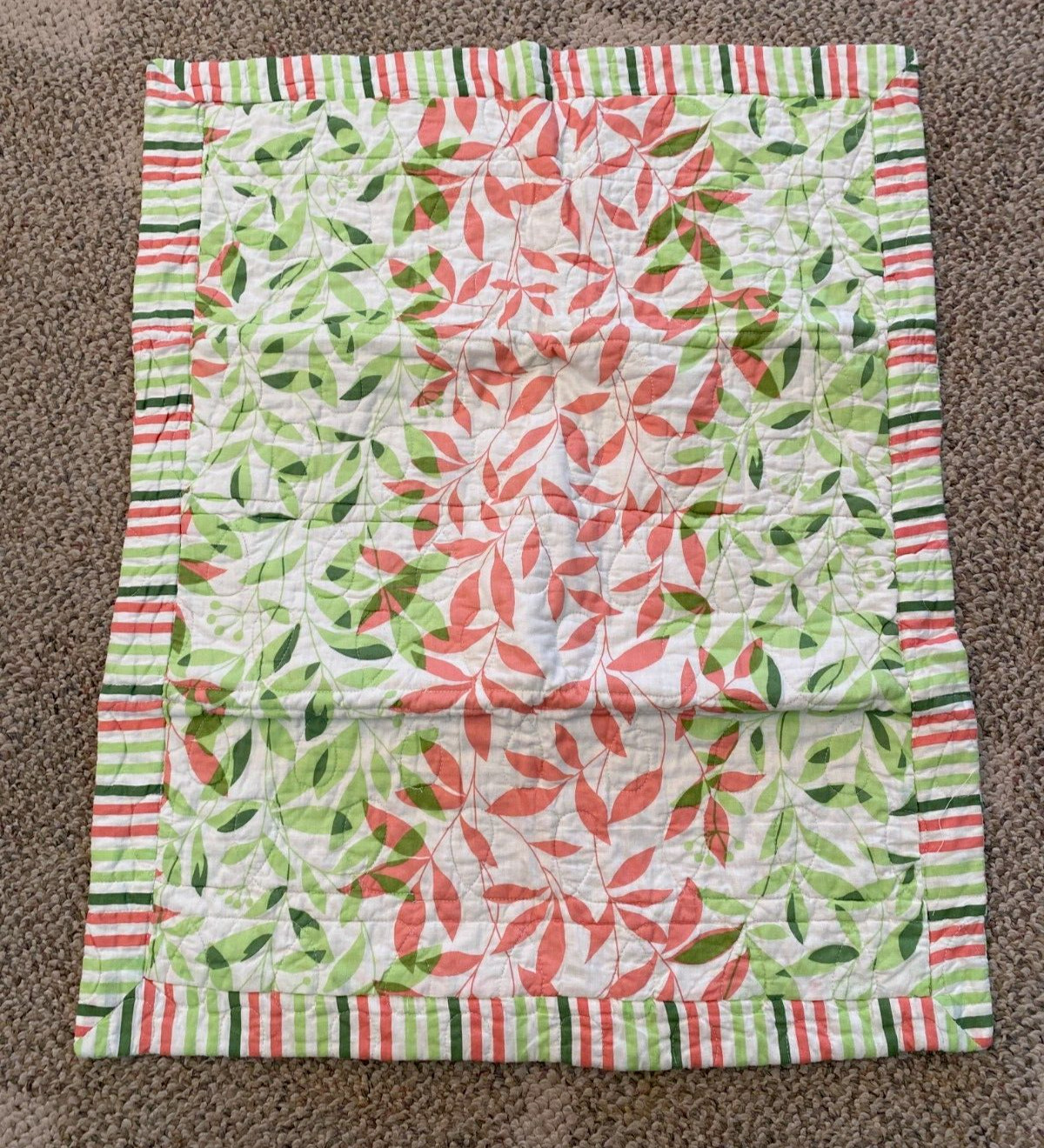 Standard Pillow Sham 20" x 26" Pink & Green Living Quarters Carmel Beach Girls gallery