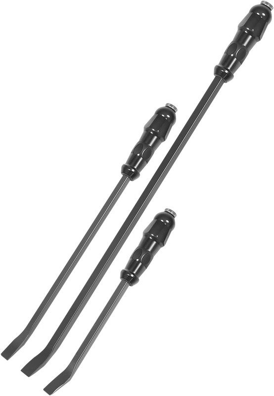 Angled End Handled Pry Bar with Striking Cap Set Steel, 3-Piece (12, 17, 25 in.) gallery
