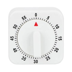 1 Kitchen Timer 60 Minute Timing Bell Alarm Sound Home Baking Cooking Mechanical