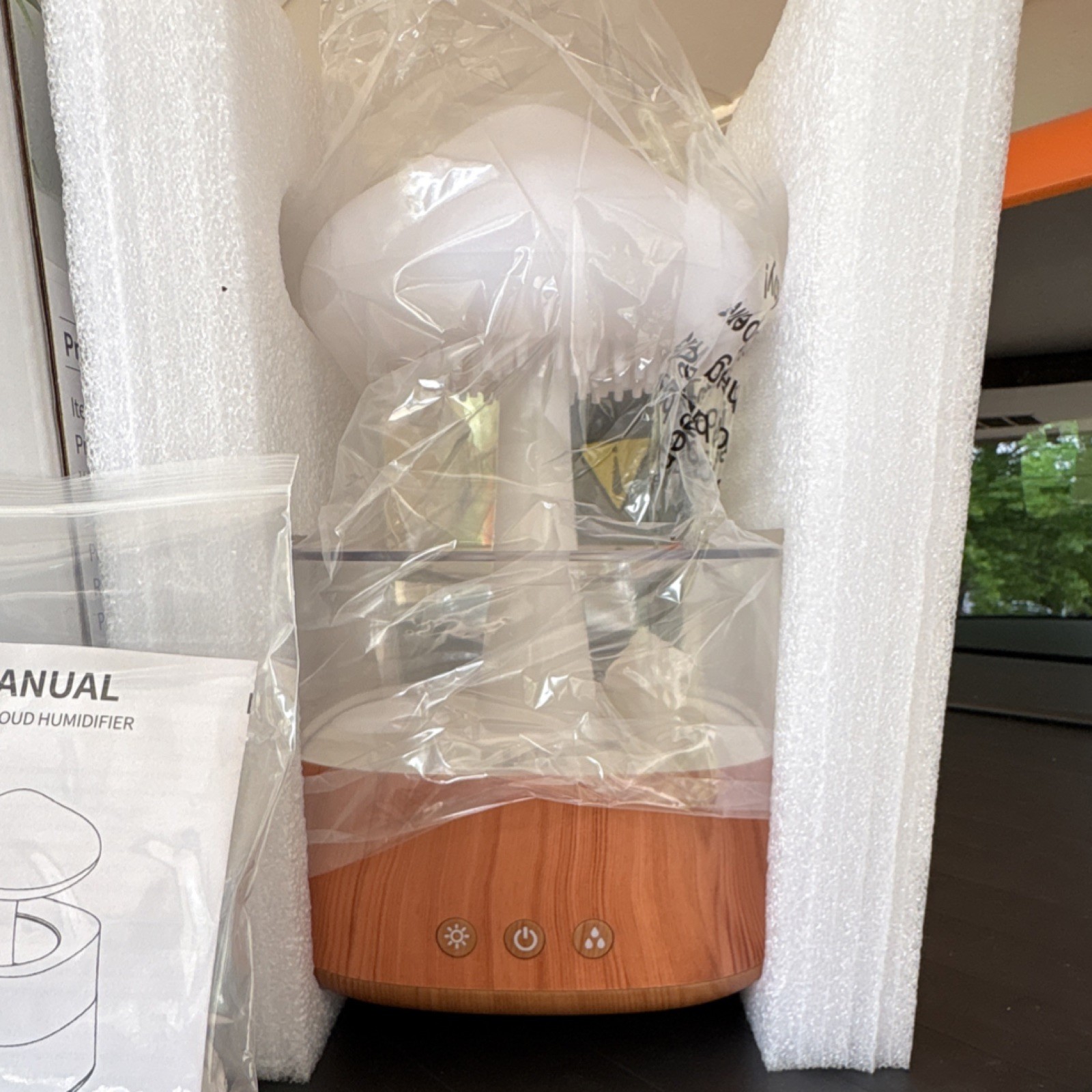 Rain Cloud Humidifier Aroma Diffuser Night Light, 7 Colors, 450ml, ABS PP, CH08 gallery