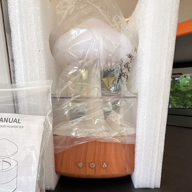 Rain Cloud Humidifier Aroma Diffuser Night Light, 7 Colors, 450ml, ABS PP, CH08 gallery
