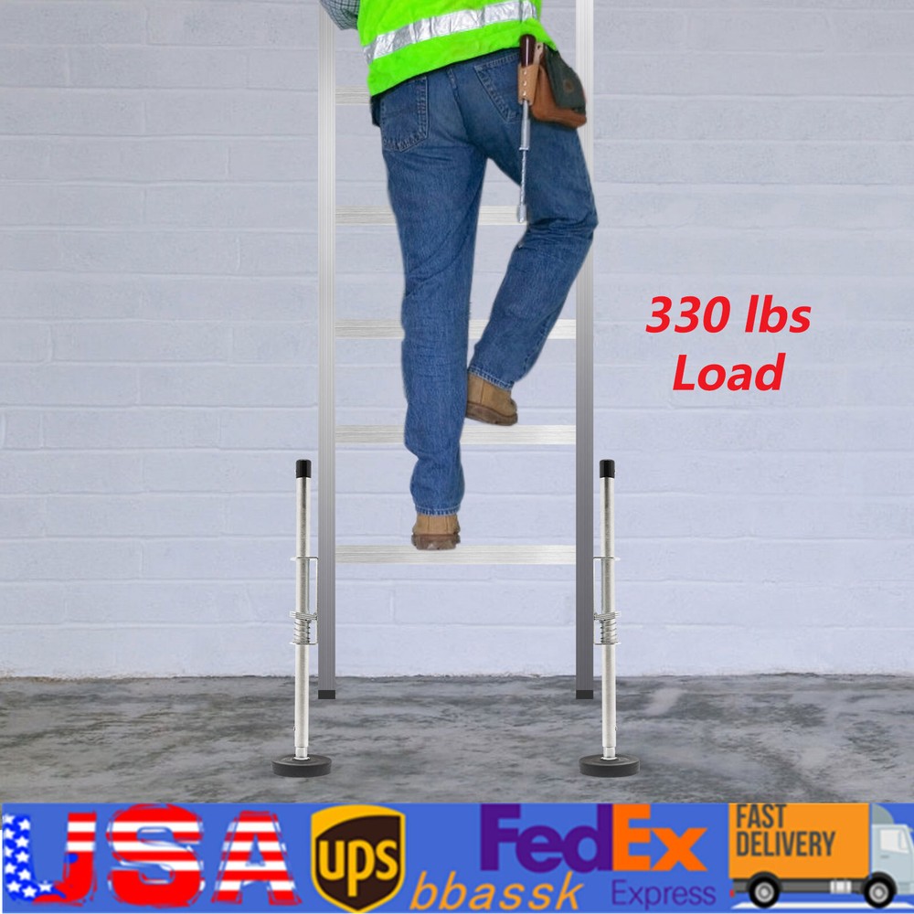 For Extension Ladders Stabilizer Leg Leveling Tool 330 LBS Ladder Leveler Pair