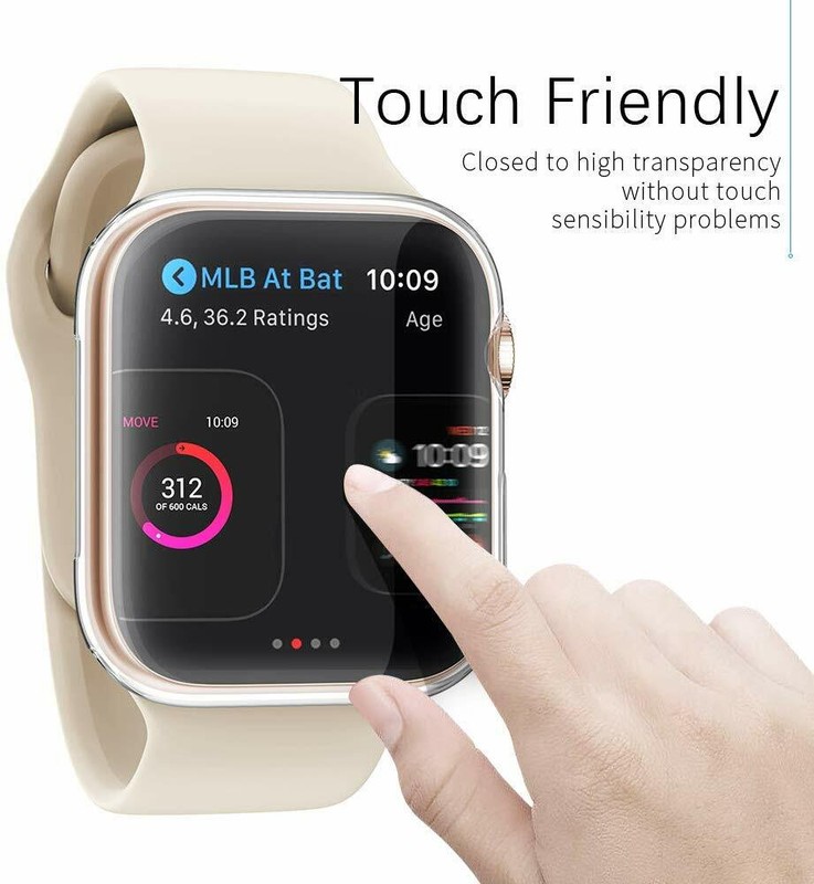 5Pcs Screen Protector Case Cover for Apple Watch 38/42/40/44mm Series 6/5/4/3/SE gallery