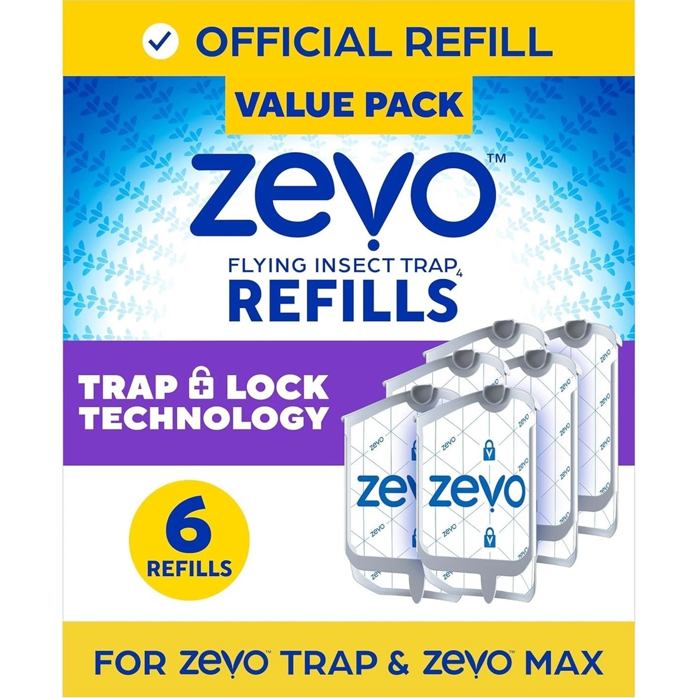 Zevo Flying Insect Trap Refill Cartridges -Easy to Use (6 Refill Cartridges) gallery