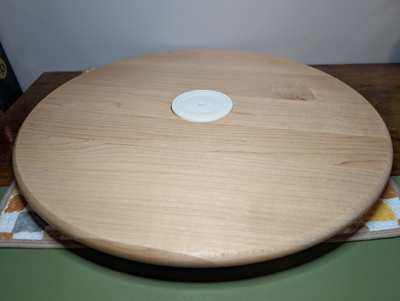 Nora Fleming 14" L4M Maple Lazy Susan by JK Adams - RETIRED - Brand new in Box. gallery