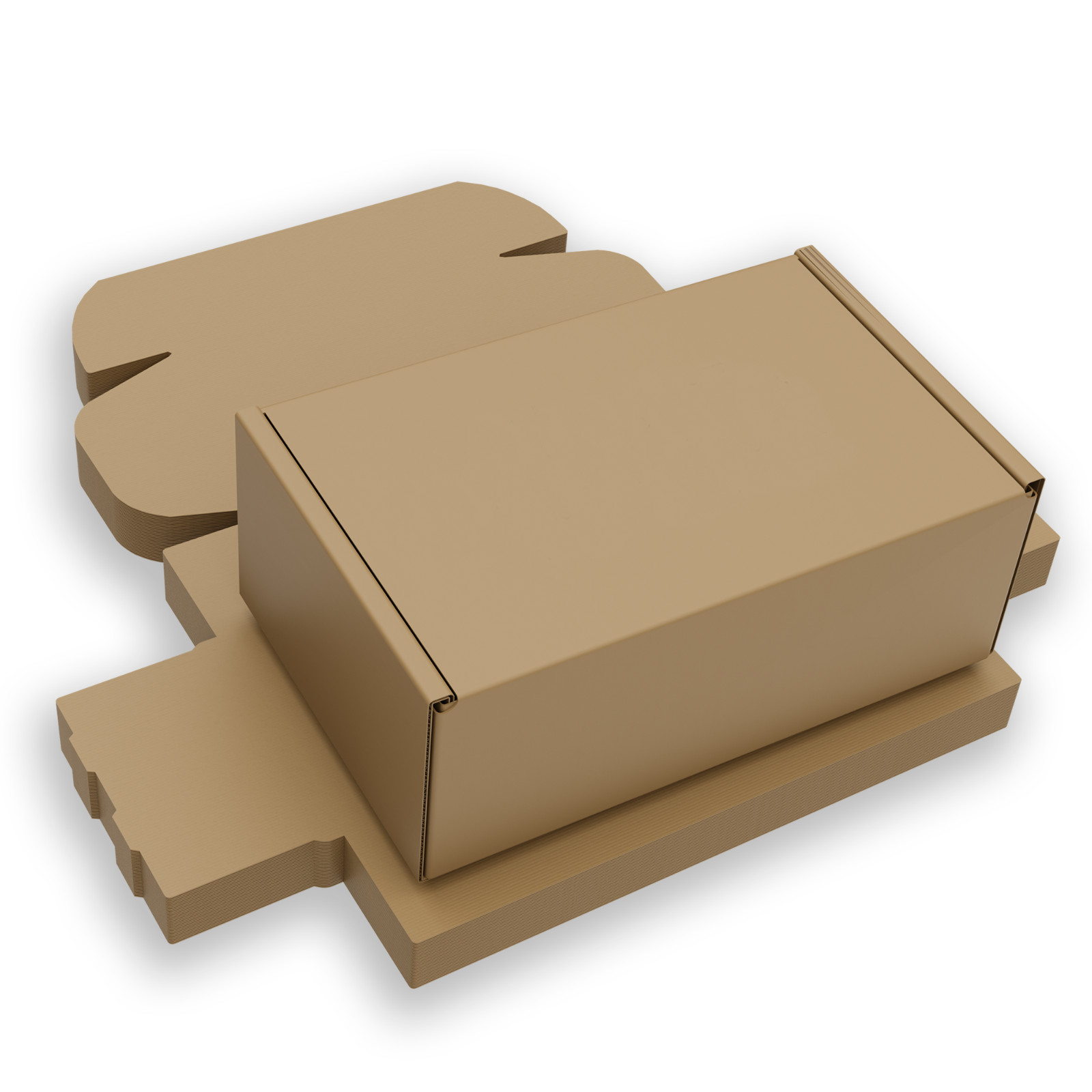 (Small Size) Blank Shipping and Replacement Shoe Box - 9" X 6" X 4.125" gallery
