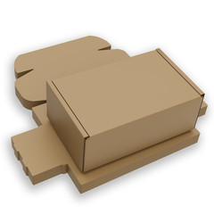 (Small Size) Blank Shipping and Replacement Shoe Box – 9″ X 6″ X 4.125″