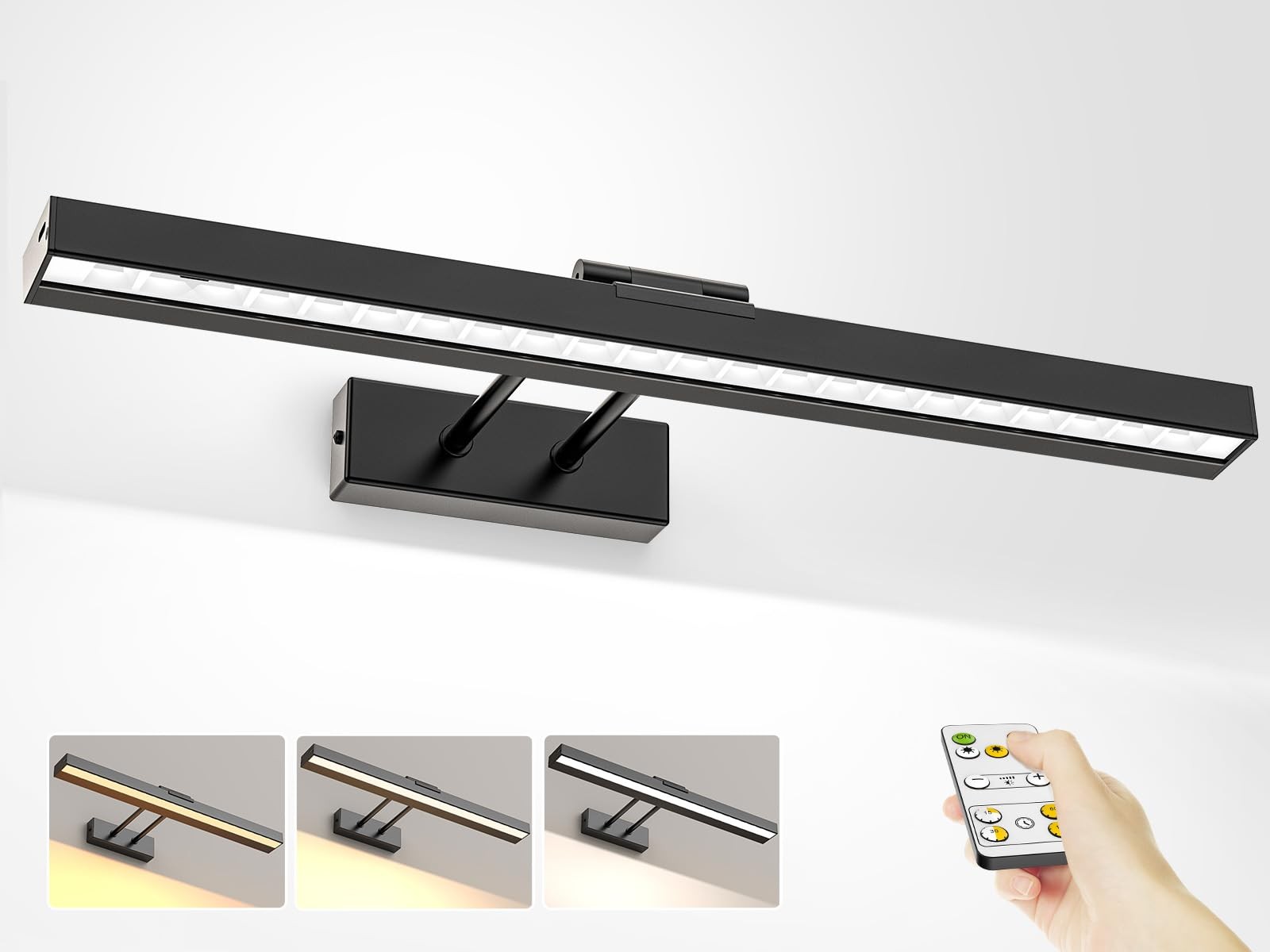 Picture Light Battery Operated,16in Wireless Art Light for Paintings Dimmable gallery
