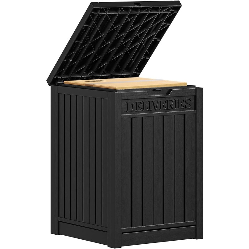 51 Gallon Resin Lockable Secure Large Package Delivery Shipping Box Container gallery