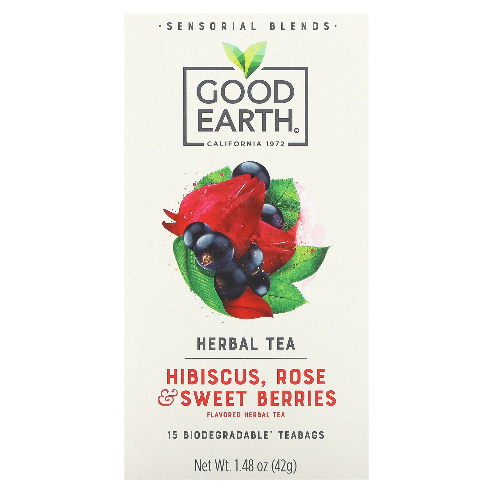 Sensorial Blends, Herbal Tea, Hibiscus, Rose & Sweet Berries, 15 Biodegradable gallery