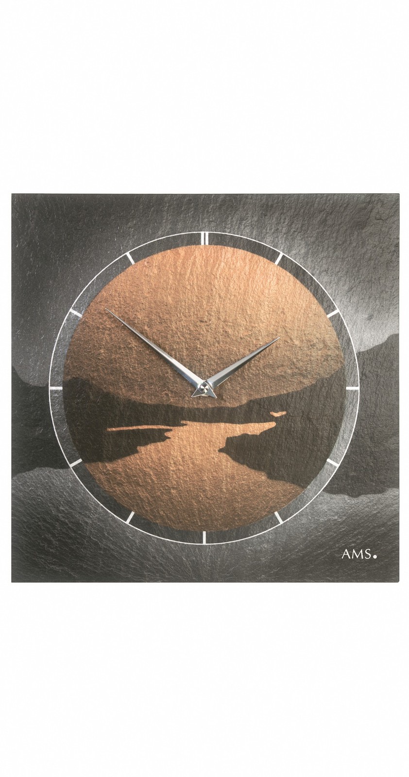 Modern Wall Clock with Quartz Movement by AMS gallery
