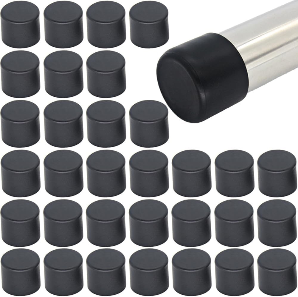32Pcs round Rubber Chair Leg Tips Caps, 3/4 Inch (19Mm) Chair Table Leg Covers F gallery