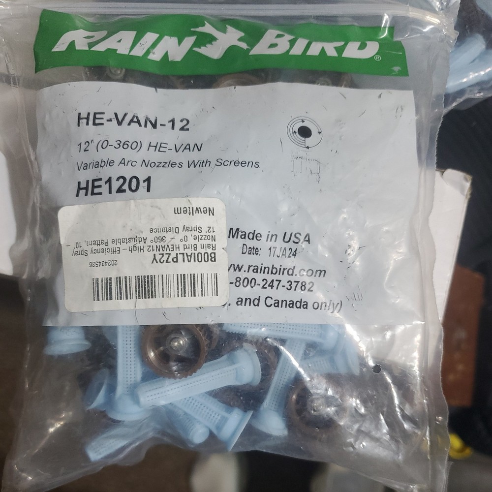 Rain Bird HEVAN12 High Efficiency Variable Arc Nozzle 10 to 12 foot Bag of 25