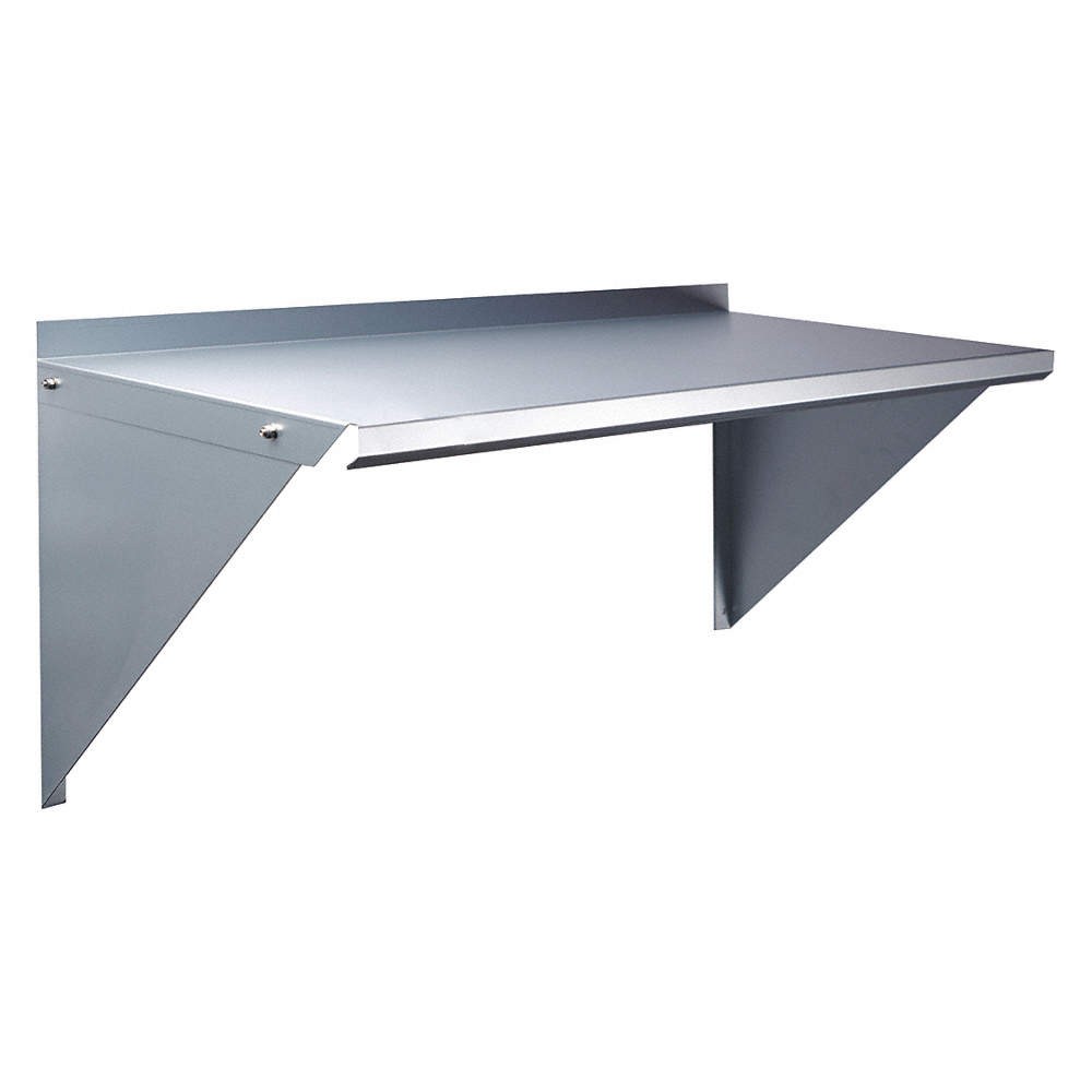 GRAINGER APPROVED 2HFZ1 Wall Shelf,18inx16inx36in,ShlfCap 100lb 2HFZ1 gallery