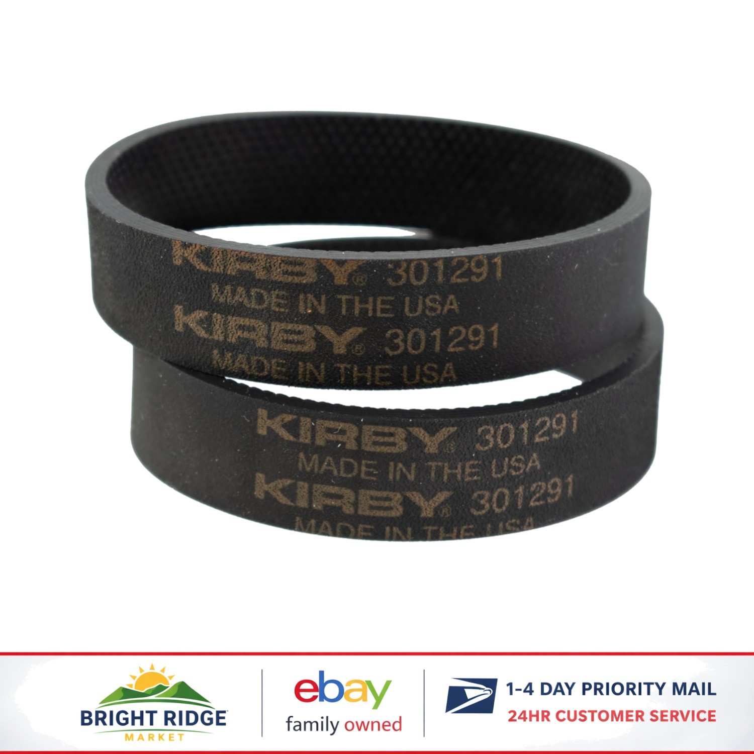 High-Quality Rubber Belts for Upright Vacuums, 2 Belts for Easy Replacement gallery