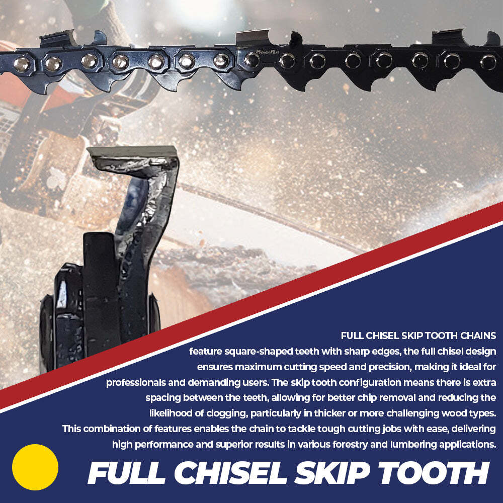 Proven Part Chain Loop Full Chisel -Full Skip - 3/8In 050 Gauge 84Dl gallery