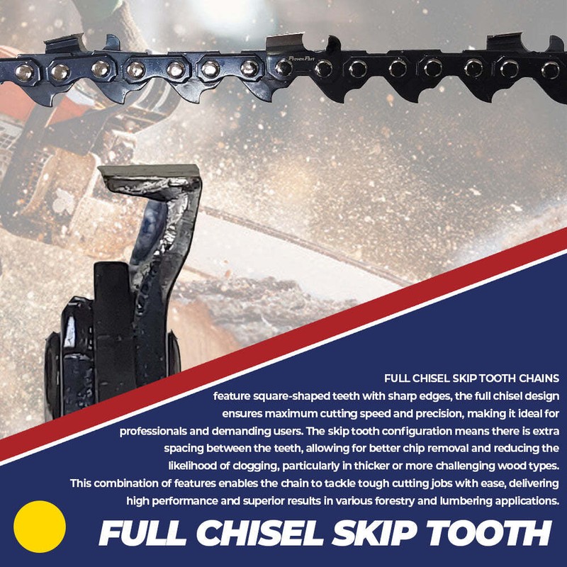 Proven Part Chain Loop Full Chisel -Full Skip - 3/8In 050 Gauge 84Dl gallery
