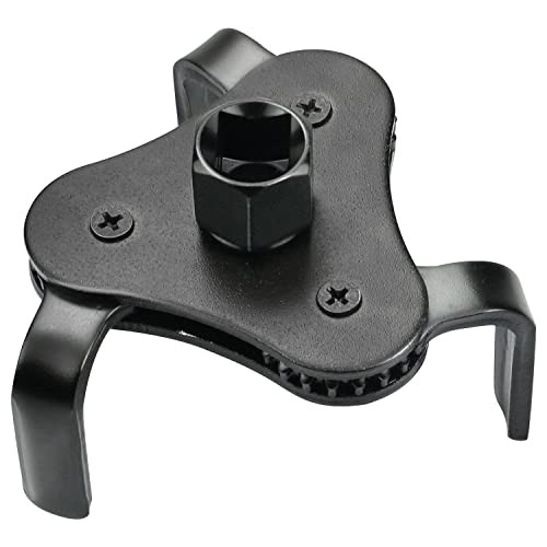 Adjustable Oil Filter Wrench Universal Use for 2-1/2 inch Single Item - Black gallery
