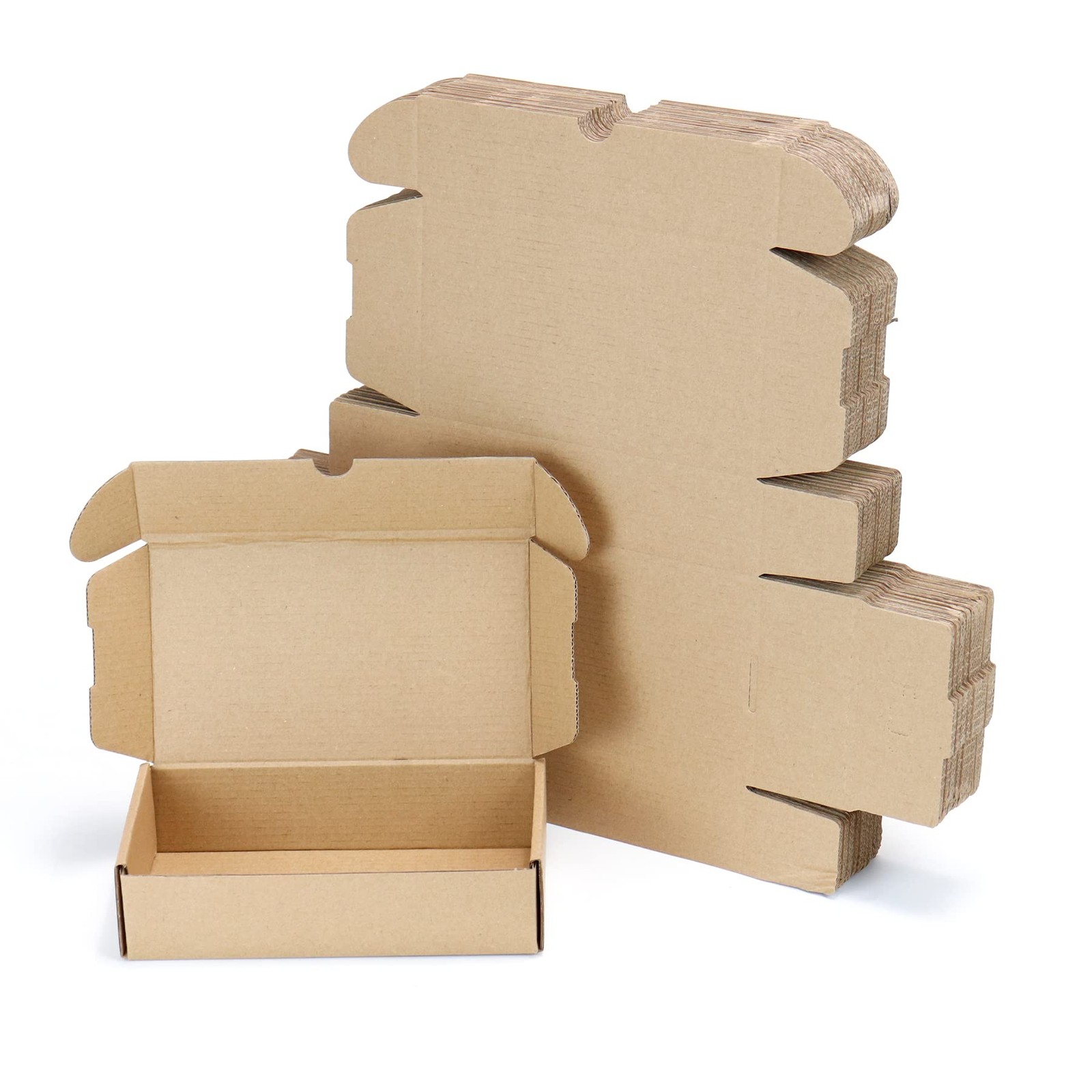 Flamorrow 8 X 4 X 2 Inches Boxes Pack Of 25 Corrugated Cardboard Mailer gallery