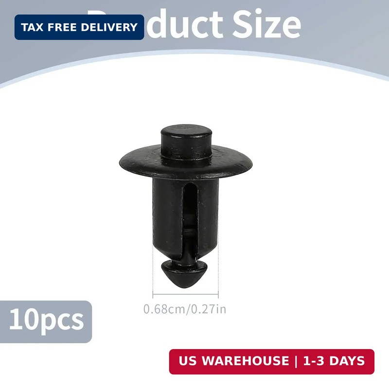 10PCS Tailgate Molding Rivet Retainers Clips Compatible with Ford F150 F250 F350 gallery