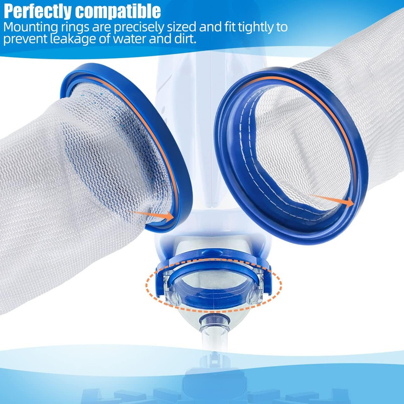 2Pack Pool Vacuum Cleaner Reusable Filter Bag for Pool Blaster Water Tech Max... gallery