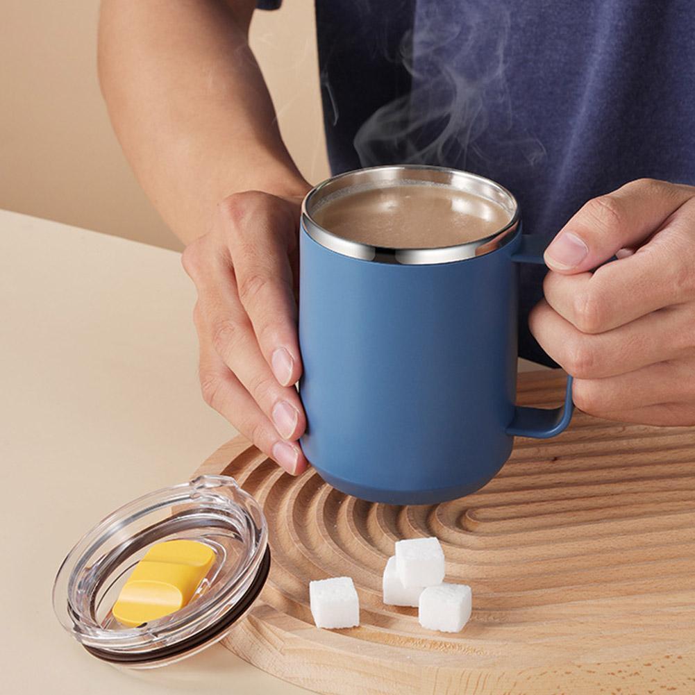 Coffee Mug Stainless Steel Double Wall Insulated Tumble Travel Mug Cup Lid 2023 gallery