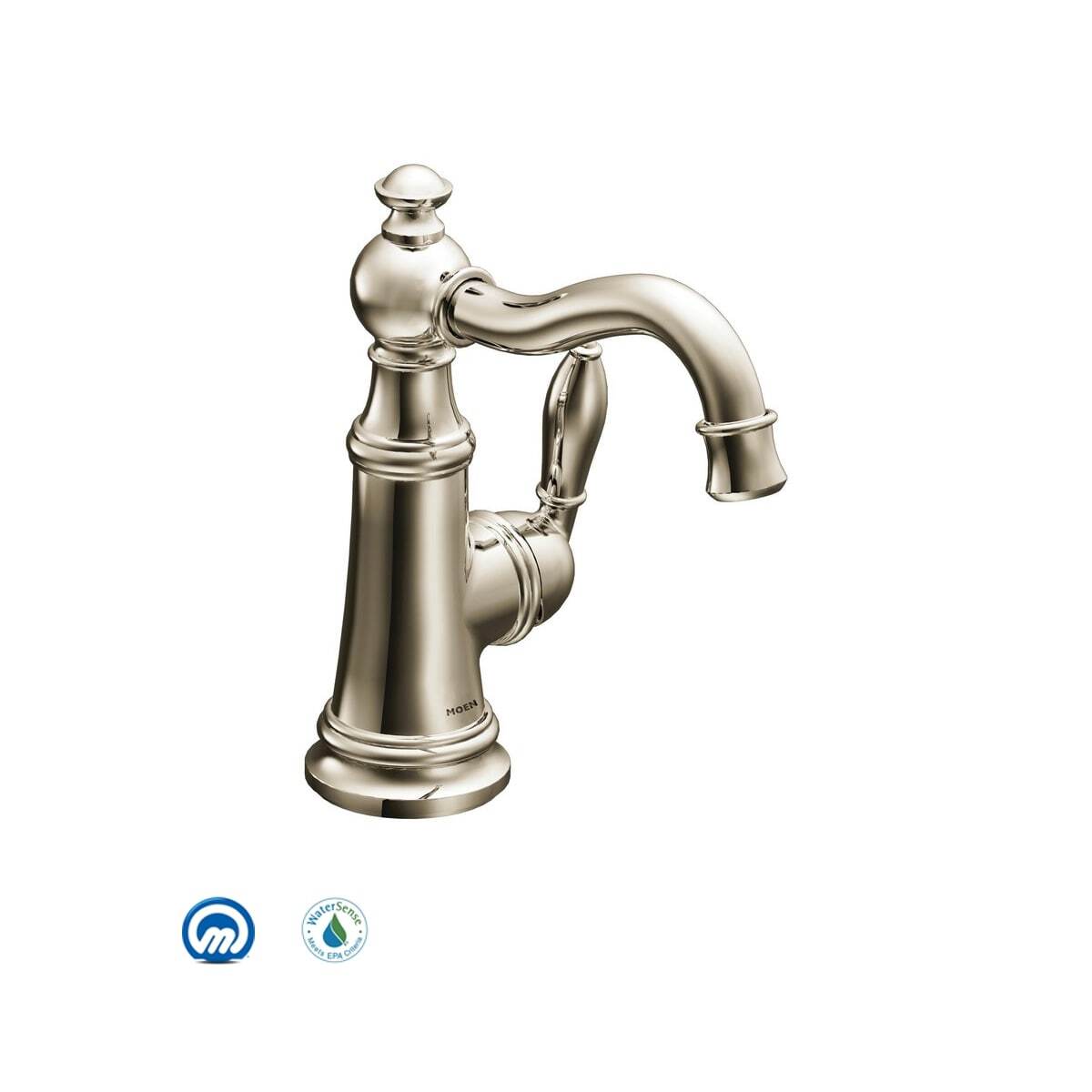 Moen S42107NL Weymouth Single Handle & Hole Bathroom Faucet gallery