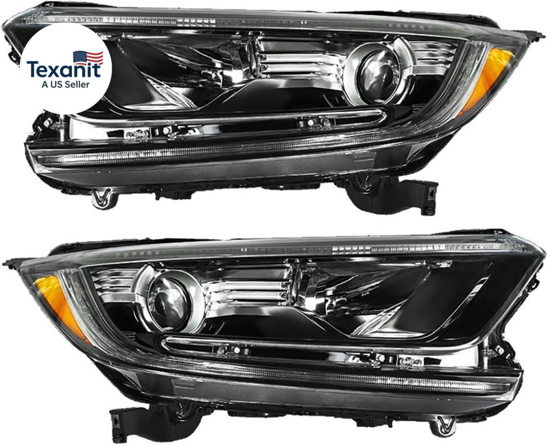 Driver and Passenger Side Headlight Assembly Replacement for Honda CRV LX EX EXL gallery