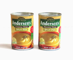 2 Cans Andersen’s Vegan Split Pea Creamy Soup, Heat & Eat, 15 Oz., Best By 5/27