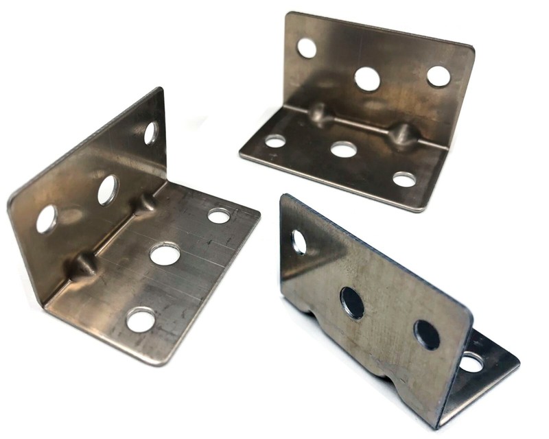 100 Pcs Pack Galvanized 90 Degree, Right Angle, L Shaped Corner Brackets gallery