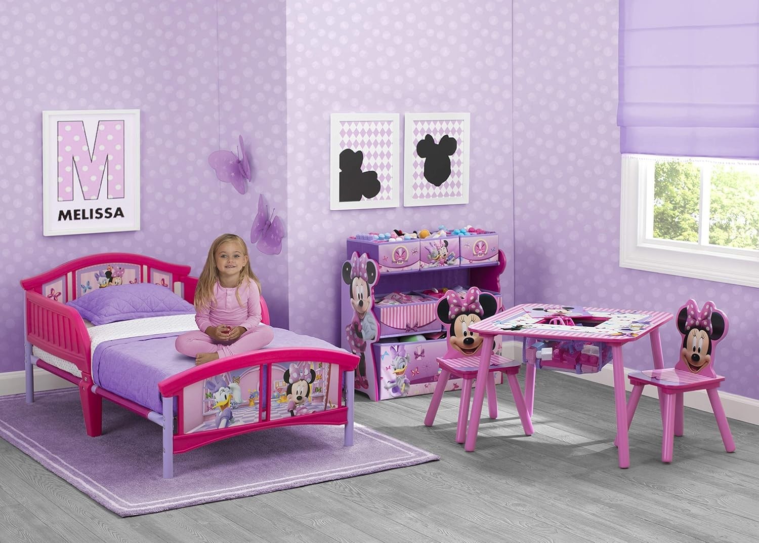 Plastic Toddler Bed, Disney Minnie Mouse gallery