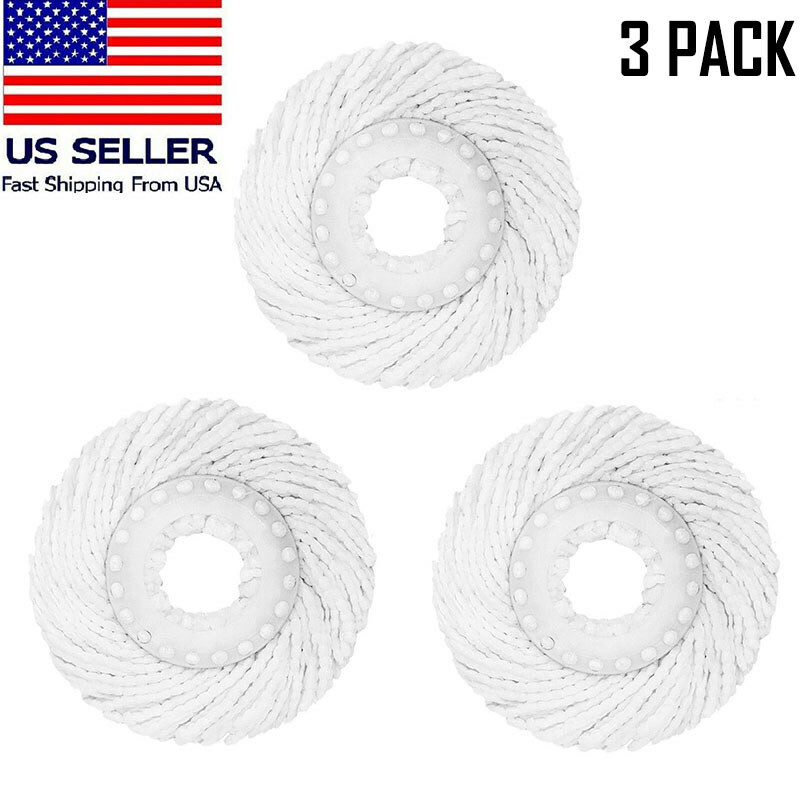 3x Replacement Microfiber Mop Head Easy Clean Wring Refill For O-Cedar Spin Mop gallery