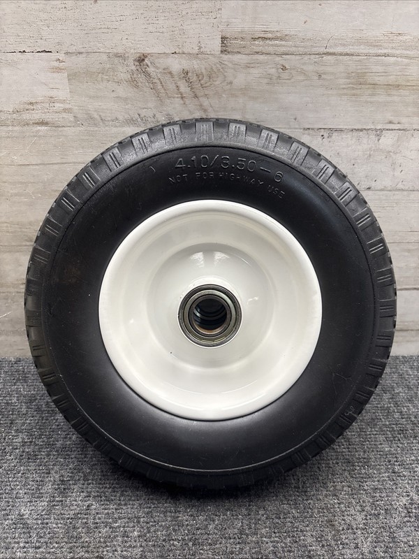MaxxHaul 51067 12" Flat Free Solid Polyurethane All-Purpose Replacement Tire gallery