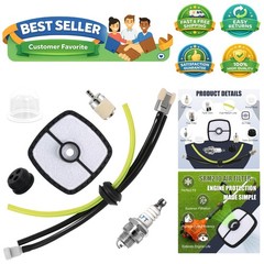 Vehicle-Specific Echo Air Filter Kit with Spark Plug & Fuel Line – Easy Install