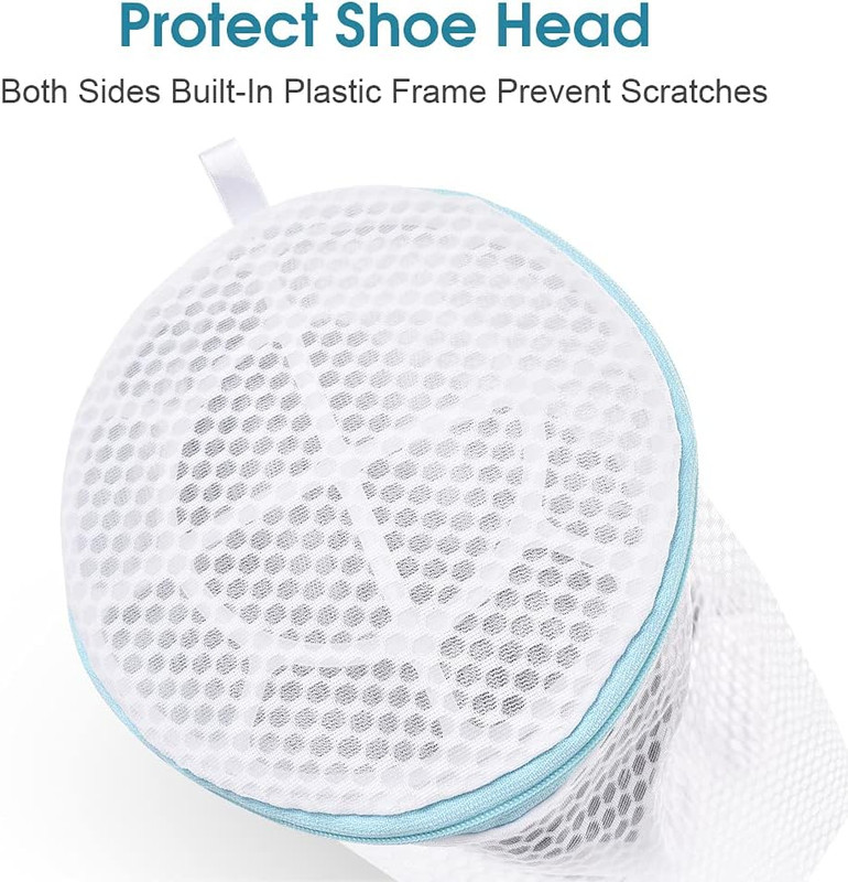 2 Pack Shoe Washing Machine Bag Large Shoe Laundry Bag Honeycomb Mesh Laundry Ba gallery