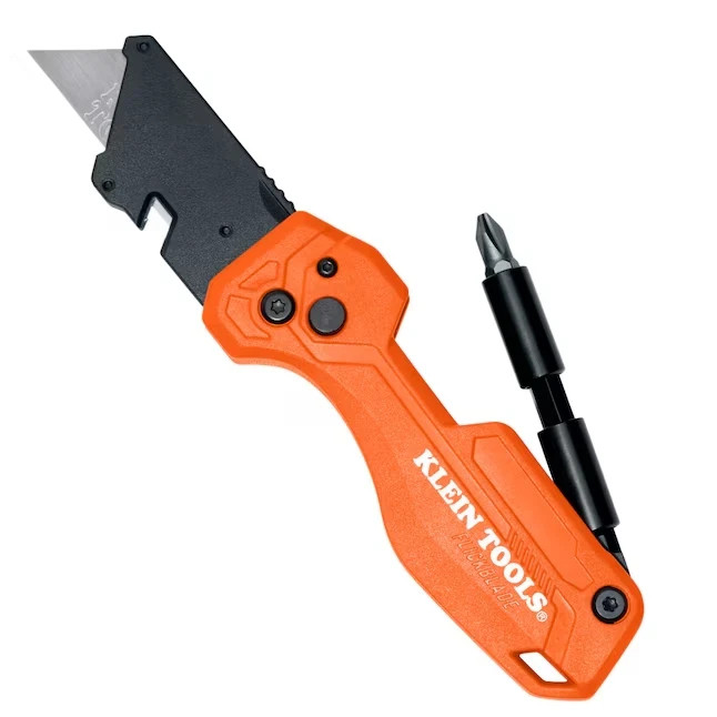 Klein Tools Folding Utility Knife with Driver Screwdriver Tool gallery
